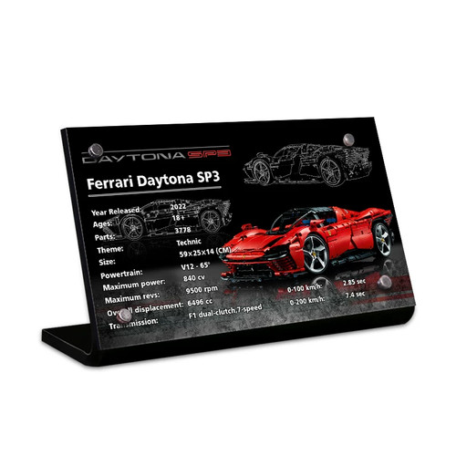 Targa espositore acrilico - , per